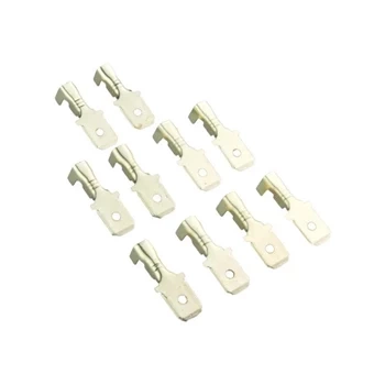 Konektor płaski męski nieizolowany 6.3mm 2.5mm² - wsuwka - 10szt