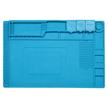 Mata silikonowa 45 × 30 cm, do 480°C, antystatyczna, z magnesami, Mechanic V51