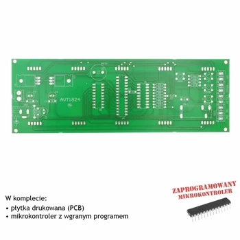 Programowany licznik zdarzeń (impulsów) - PCB i mikroprocesor do projektu AVT 1824