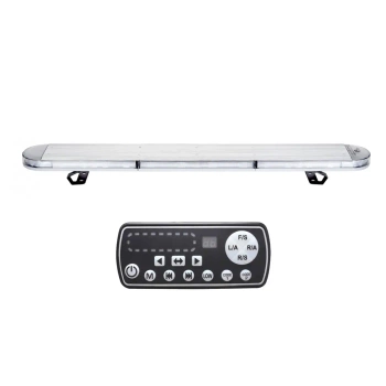 Belka ostrzegawcza LED na dach pojazdu, 151 cm, 110W, 312 LED, światło pomarańczowe, śruby, TA2, BLK0024-2
