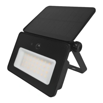Naświetlacz solarny LED 10W 700lm z czujnikiem ruchu PIR CCT – regulowany – IP54 – ADVITI LUNERA SL-6628BLR/CCT