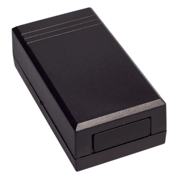 Obudowa uniwersalna Z36, 66 × 125 × 42 mm, ABS, czarna, z panelami bocznymi, Kradex