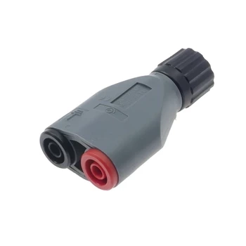 Adapter - wtyk izolowany BNC 50 / 2x gniazdo bezpieczne 4mm