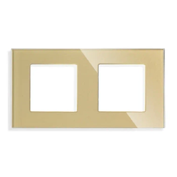 Ramka szklana - podwójna - złota - do modułów Tawoia Glass