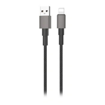 Kabel USB-A - Lightning, 3 A, 1,2 m, czarny, Miccell, VQ-D34