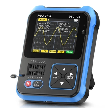 Oscyloskop 500kHz; Tester elementów; Generator sygnału DDS, FNIRSI DSO-TC3