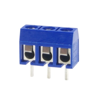 Złącze śrubowe do druku, 3 pola, raster 5mm, wysokość 10mm, 300V / 15A, 2,5mm², Degson DG301