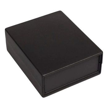 Obudowa uniwersalna Z5, 90 × 110 × 40 mm, PS, czarna, z panelami bocznymi, Kradex