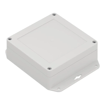 Obudowa hermetyczna z uchem ZP120.120.45 jasnoszara ABS