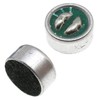 Mikrofon pojemnościowy elektretowy 9,7 × 5,2 mm, 1,5 V, z polami lutowniczymi, KPCM20B