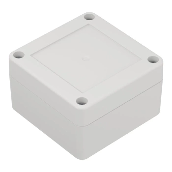 Obudowa hermetyczna ZP75.75.45JH, 75 × 76 × 45 mm, ABS, jasnoszara, Kradex