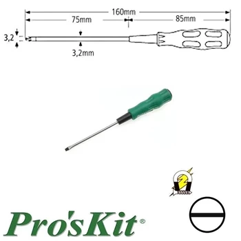 Wkrętak płaski 3,2 mm Pro-Soft, długość 160 mm, ProsKit 89401A