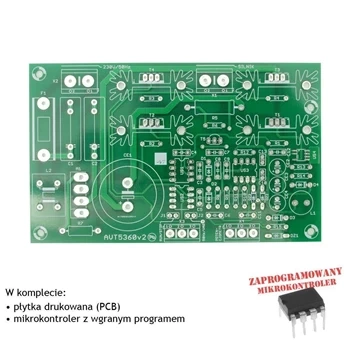 Falownik 1-fazowy, PCB's i mikroprocesor do projektu AVT5360