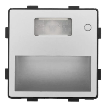Lampka schodowa LED 1.5W z czujnikiem ruchu grafitowa podtynkowa (moduł bez ramki) - TAWOIA Glass