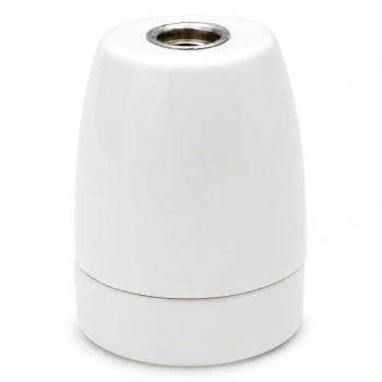 Porcelanowa oprawka wisząca E27 biała F510 Ceramic Loft