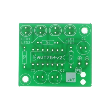 Kolorowa migotka - PCB's do projektu AVT 754