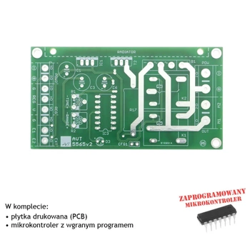 Sterownik silnika do napędu, PCB i mikroprocesor do projektu AVT5565