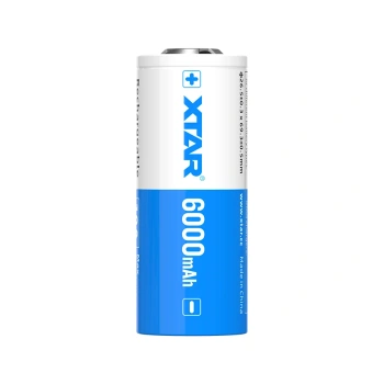 Akumulator Li-ion 26650 3,6 V 6000 mAh z zabezpieczeniem, Xtar