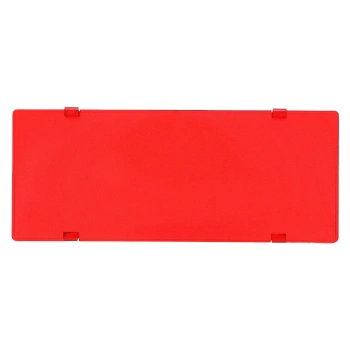 Filtr panelowy czerwony ZDFCZ1006 do obudowy modułowej ZD1006, ABS, Kradex
