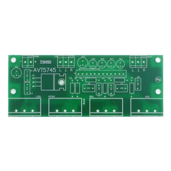 Przedwzmacniacz stereo z regulacją tonów i balansu - PCB do projektu AVT 5745