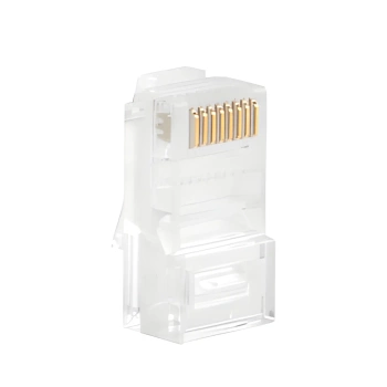 Wtyk LAN RJ45 8P8C kat 5e UTP do linki i do drutu, Lanberg 20szt