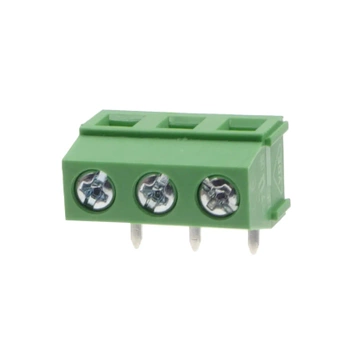 Złącze śrubowe 3 pola, raster 5, h=8.1mm kątowe