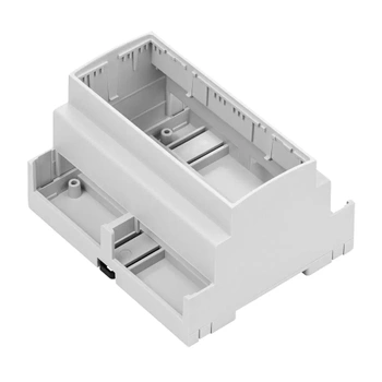 Obudowa modułowa na szynę DIN ZD1006J, 90 × 107 × 65,2 mm, ABS V0, jasnoszara, Kradex