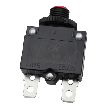 Wyłącznik nadprądowy bimetaliczny MR1 30 A 250 V AC, 1 tor, panelowy