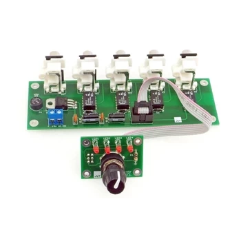 Selektor wejść audio z przełącznikiem obrotowym - zlutowany KIT AVT 5796