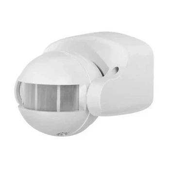 Czujnik ruchu PIR 180° IP44 1000W biały