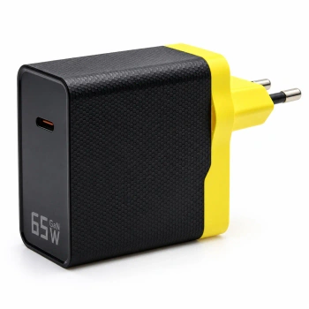 Ładowarka sieciowa GaN 65 W USB-C JH065 FNIRSI - Power Delivery, czarno-żółta