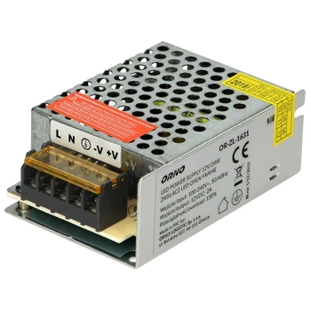 Zasilacz modułowy 12VDC 25W, ORNO 1631