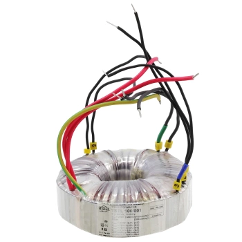 Transformator toroidalny lampowy TSTL 100/001, 100VA, 340V + 2 × 70V + 6,3V, Indel