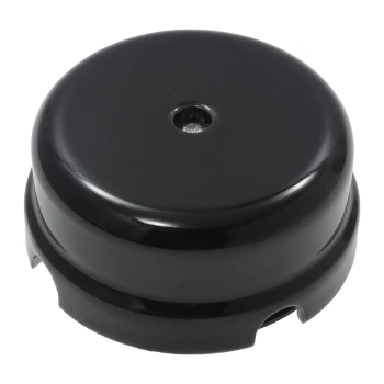 Puszka ceramiczna natynkowa czarna 78x78x35 Ceramic Loft