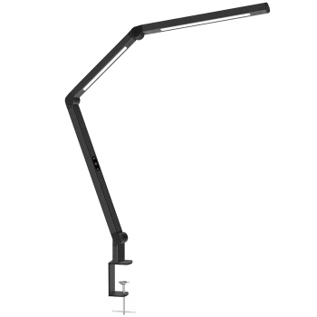 Profesjonalna lampa biurkowa LED 12W, 1 ramienna czarna L003