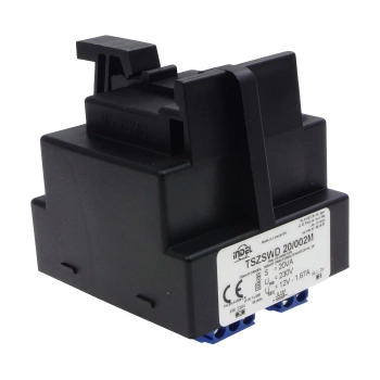 Transformator sieciowy TSZSWD 20/002M [230V/12V-1,66A] do domofonów, do pracy przerywanej, na szynę DIN