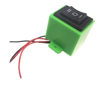 Przełącznik klawiszowy ON-OFF-ON MRS203 6A 250V z obudową ułatwiającą montaż