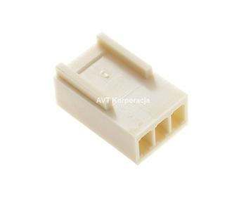 Korpus złącza 402 3 pin, układ jednorzędowy, raster 2,54 mm, na przewód