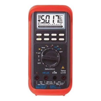 Multimetr TRMS 5000 wskazań z bargrafem Zoom 5x, temperatura do 1000°C, CAT III 1000 V, Brymen BM817s