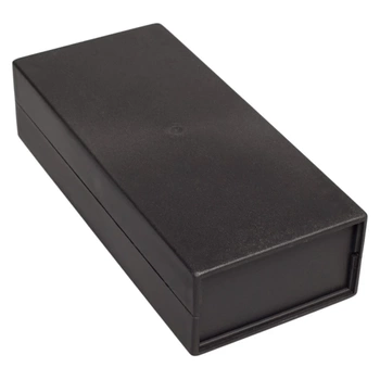 Obudowa uniwersalna Z5B, 90,1 × 200,2 × 49 mm, PS, czarna, z panelami bocznymi, Kradex