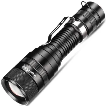 Latarka ręczna Superfire F5, 1100 lm, zasięg 236 m, 5 tryby, zoom, masa 100 g