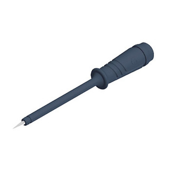 Sonda probiercza 98mm ostra końcówka, gniazdo 4mm, czarna