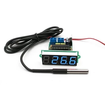 Termometr z wyświetlaczem LED, niebieski - KIT AVT 3122/BL