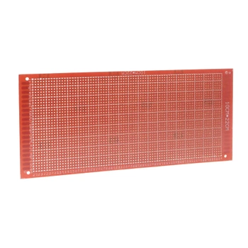 Płytka uniwersalna 10 x 22 cm, jednostronna, raster 2,54 mm, czerwona, PU14