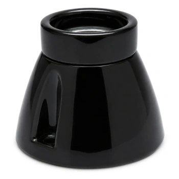 Porcelanowa oprawka natynkowa E27 czarna F510-ZK Ceramic Loft