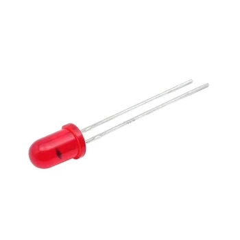 Dioda LED migająca 5 mm czerwona 20–80 mcd kąt 60° 3,5–14 V DC Kingbright L–56BID