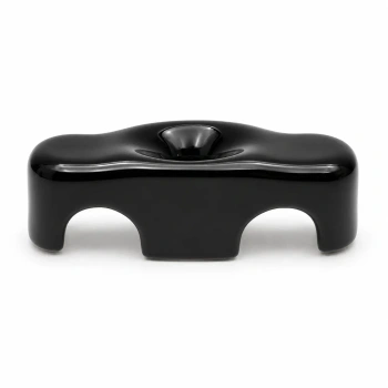 Uchwyt kabla podwójny ceramiczny czarny 35x11mm Ceramic Classic Loft