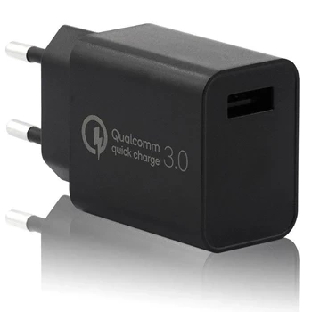 Ładowarka USB, ładowarka sieciowa 18W szybkie ładowanie QC 3.0 XTAR DBS15Q czarna