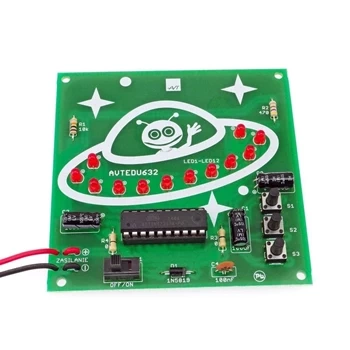 Efekt LED - odlotowy UFOledek. Zestaw DIY do nauki lutowania AVT EDU632