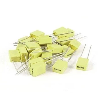 Zestaw kondensatorów MKT 100V (1nF - 100nF) 120 sztuk